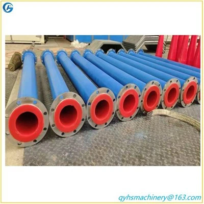 Полиуретанска композитна цевка поставена со челик